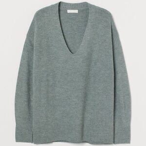 H&M oversized v-neck sweater